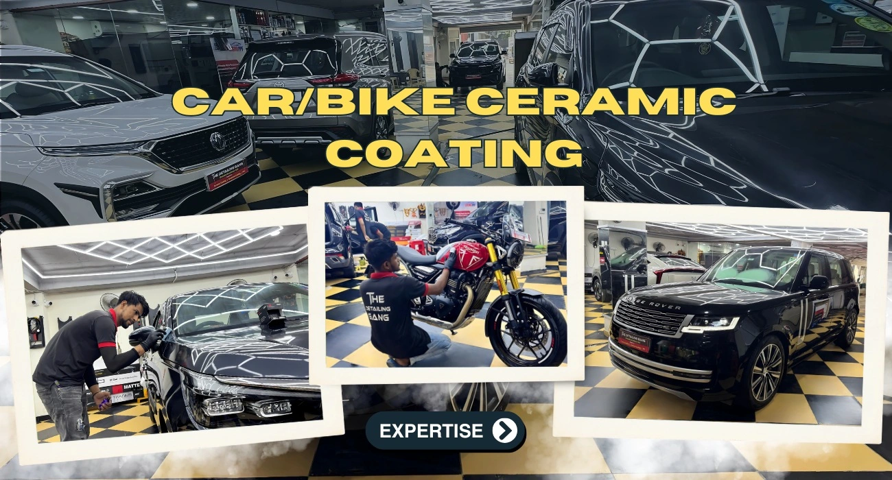ceramic coating services  in DELHI