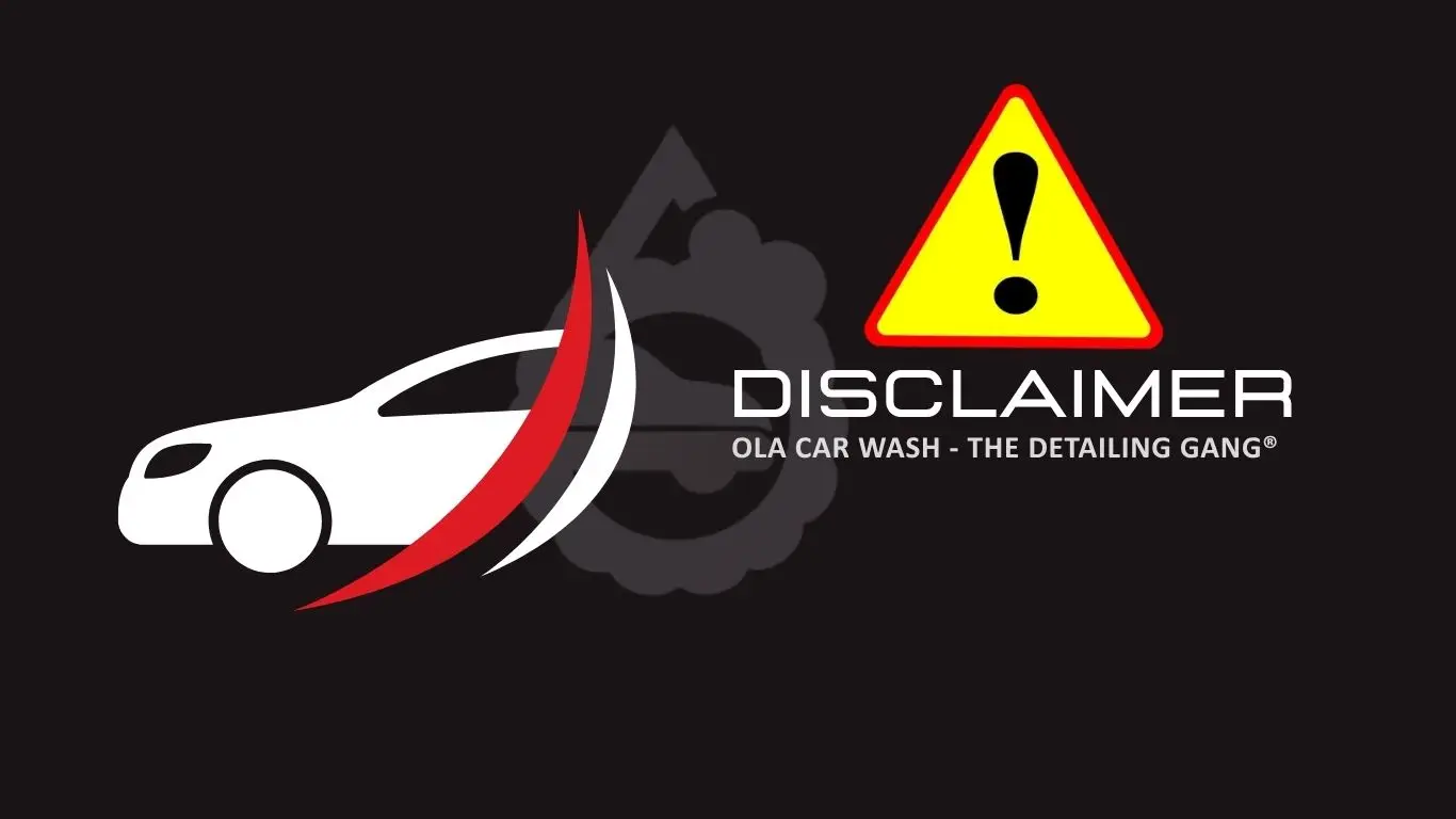 Disclaimer - Ola Car Wash Pvt. Ltd.