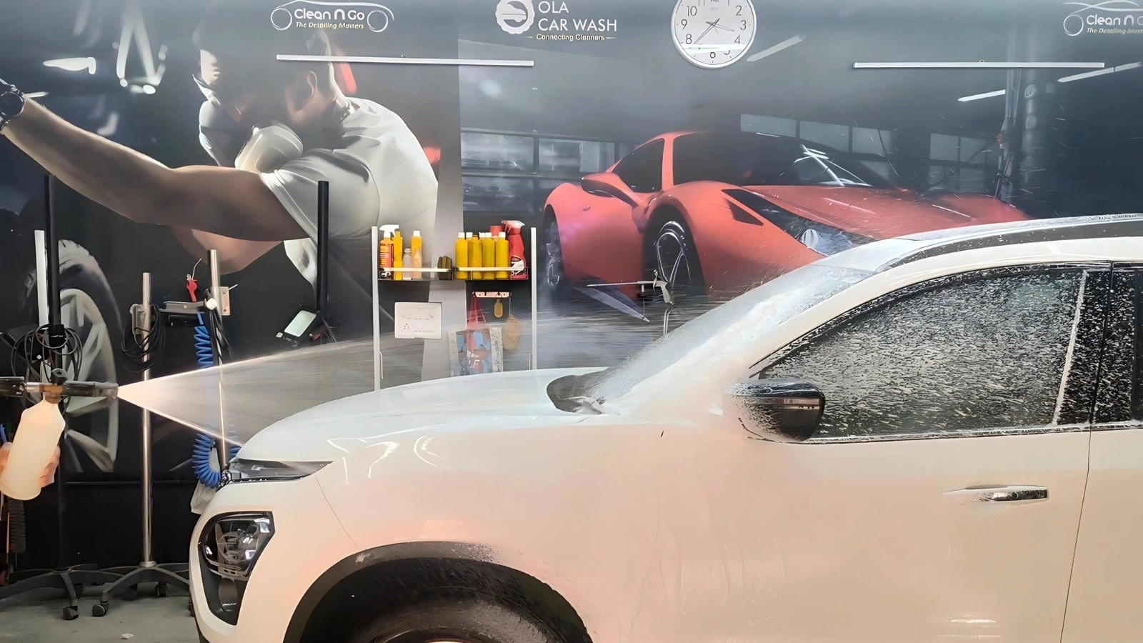 snow foam car wash near me