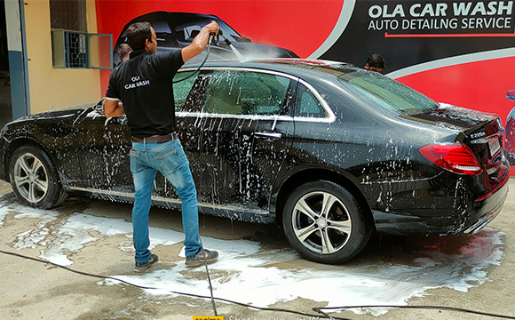 Foam Wash of Ola Car Wash