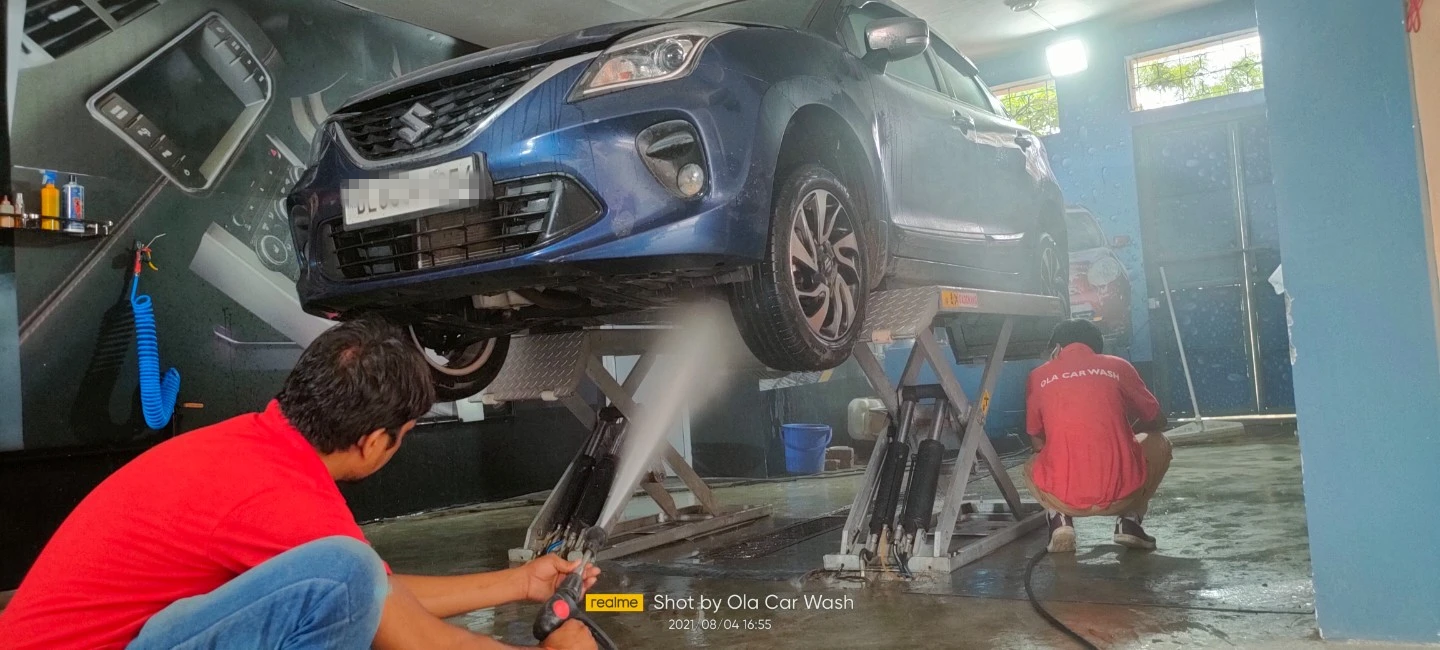 car underbody cleaning